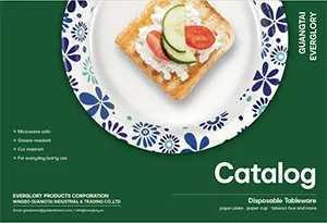 Catálogo de vajillas desechables 2024-Everglory