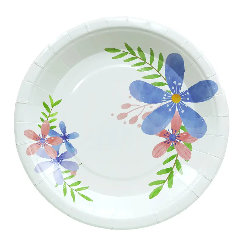 Platos de papel laminado